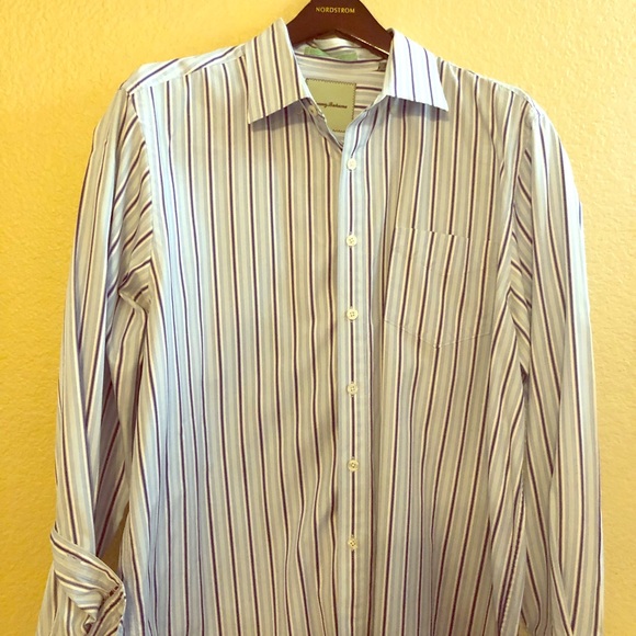 Tommy Bahama Other - Tommy Bahama XL Blue Striped Shirt